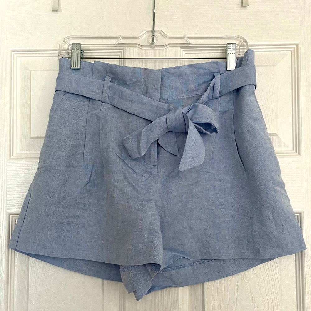 Ann Taylor Loft Linen Paperbag Short 4inch Size 6